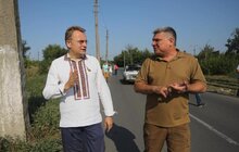 Фото 1: Мер Львова Андрій Садовий відвідав прифронтову Авдіївку