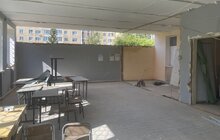 Фото 3: У ліцеї «Оріяна» відновлюють корпус, який найбільше зруйнувала російська ракета
