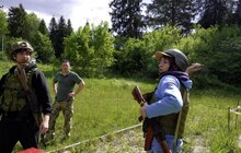 Фото 2: Військовий вишкіл у Карпатах для школярів: як львівські школярі вдосконалюють свої знання у польових умовах (відео)