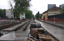 Фото 25: Ремонт вул. Замарстинівської: триває монтаж трамвайних рейок, облаштування хідників, заміна колектора