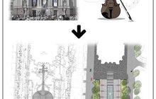 Фото 4: На площі перед Оперним театром тривають роботи з облаштування «сухого» фонтану
