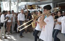 Фото 6: У межах Leopolis Jazz Fest у львівському аеропорту відбувся музичний флеш-моб