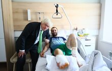 Фото 8: Борис Джонсон відвідав реабілітаційний центр НЕЗЛАМНІ/ UNBROKEN у Львові