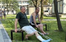 Фото 19: Музиканти Луганської філармонії зіграли для поранених військових в одній з лікарень Львова