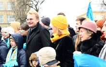 Фото 30: А. Садовий: «Я хочу подякувати всім небайдужим львів’янам, які сьогодні прийшли на ланцюг»
