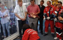 Фото 7: «Наше завдання полягає в тому, щоби львів’яни були готові до найбільш екстремальних моментів, мали навики надання першої медичної допомоги та користування зброєю», - А. Садовий 