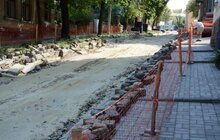 Фото 2: На вул. Пісковій триває капітальний ремонт: інженерні мережі вже замінено на 25%