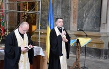 Фото 1: Львів'яни відзначили 26-ту річницю підняття Державного прапора над Ратушею
