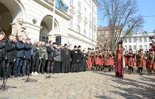 Фото 8: У центрі Львова урочисто заспівали Гімн України