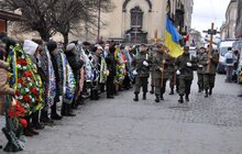 Фото 6: Львів попрощався з трьома військовими, які загинули в зоні АТО
