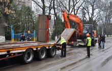Фото 5: На вул.Промисловій демонтують контактну мережу