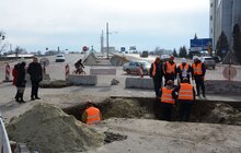 Фото 9: «Ми зараз у фазі дуже складних робіт», - А.Садовий по будівництво трамвайної колії на Сихів