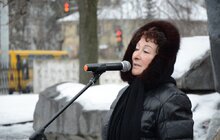 Фото 4: У Львові запаленням лампадок, покладанням квітів та молитвою вшанували жертв Голокосту