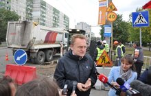 Фото 13: А. Садовий: «Вул. Сихівська до кінця вересня має бути повністю зроблена»