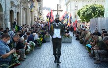 Фото 1: У Львові попрощались з Андрієм Гергертом