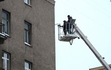 Фото 2: Снігоприбиральна техніка працює на вулицях міста: чистять вулиці від снігу і ліквідовують нависання бурульок