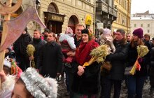 Фото 7: Львів розпочав святкувати Різдво встановленням Дідуха