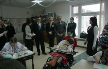 Фото 8: Віце-прем’єр-міністр України Костянтин Грищенко відвідав Львівський міський центр реабілітації «Джерело» 