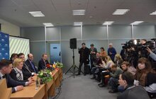 Фото 24: Офіційна церемонія відкриття нових авіасполучень Львів-Гданськ, Львів-Катовіце та Львів-Дортмунд авіакомпанії WizzAir