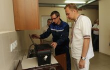 Фото 7: У Львівводоканалі періодичну повірку водолічильника здійснюють з використанням переносних повірочних установок