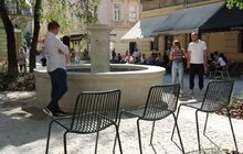 Фото 2: Сьогодні відкрили оновлену площу та ознакування в історичній єврейській дільниці Львова