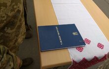 Фото 2: Сьогодні на плацу Національної академії сухопутних військ імені гетьмана Петра Сагайдачного Військову присягу на вірність українському народові склали близько 500 першокурсників