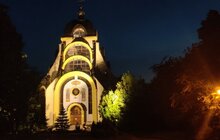 Фото 10: У Львові підсвітили церкву Великомучеників Бориса і Гліба