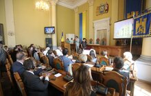 Фото 20: В Ратуші вручили 75 копій ключа від синагоги людям, які досліджують, зберігають та популяризують єврейську спадщину Львова та регіону