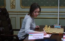 Фото 38: Перші ходи у Матчі за шахову корону зроблено