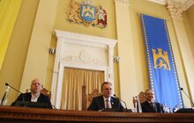 Фото 3: У Львові урочисто відзначили 28-му річницю підняття синьо-жовтого стягу над Ратушею