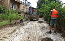 Фото 7: Дорожнє покриття на вул. Запольської замостять бруківкою