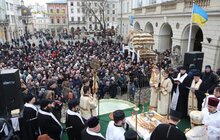 Фото 1: Сьогодні, на свято Богоявлення, у Львові традиційно освятили воду