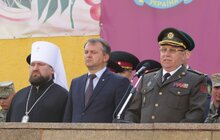 Фото 33: Військова присяга на вірність українському народу в Академії Сагайдачного