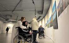 Фото 2: У Львові відкрили виставку творчих робіт незламних – «Unbroken: За обрієм»