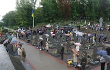 Фото 31: На Личаківському цвинтарі вшанували пам’ять новітніх Героїв з нагоди Дня Незалежності 