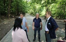 Фото 1: Мер дав доручення напрацювати поетапний проект розвитку парку ім. Папи Римського Святого Івана Павла ІІ