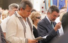 Фото 11: Глава УГКЦ Блаженніший Святослав у співслужінні з єпископами Синоду УГКЦ освятив унікальний храм Софії-Премудрості Божої