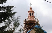 Фото 6: Ремонтно-реставраційні роботи зі заміни даху храму св. Климента Шептицького (колишній костел св. Казимира)