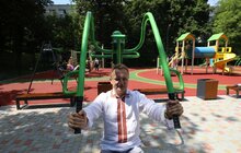Фото 6: На вул. І.Франка збудували новий дитячо-спортивний майданчик для львів’ян різного віку
