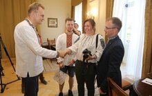 Фото 17: Мер Львова зустрівся з володарями Кубка світу з футболу «Hope for Mundial»