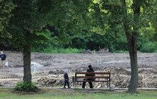 Фото 16: У Замарстинівському парку тривають ремонтні роботи