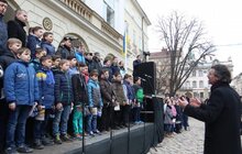 Фото 21: У Львові спільно заспівали «Ще не вмерла України і слава, і воля…» у День першого публічного виконання Гімну