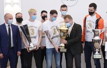 Фото 5: За титул Чемпіона України волейбольна команда «Барком-Кажани» отримала від міста 100 тисяч гривень