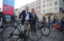 Фото 7: Мер Львова долучився до велосніданку та акції «Велосипедом на роботу»