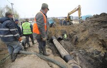 Фото 5: Ремонтні бригади ЛМКП «Львівводоканал» проводять заміну аварійної ділянки магістрального водопроводу «Винники-Довга»