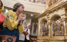 Фото 14: Митрополит Епіфаній очолив Літургію у одному із храмів Львова
