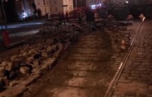 Фото 1: На перехресті вулиць Підвальна-Руська завершено роботи та прокладено 50 м нової колії