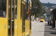 Фото 12: На вул. Шевченка протестували рух трамваїв
