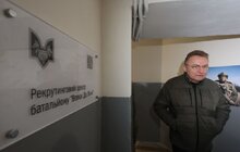 Фото 7: Перший в Україні рекрутинговий центр батальйону «Вовки Да Вінчі» запрацював у Львові (відео)