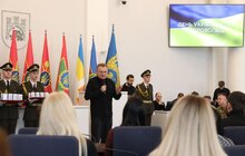 Фото 3: В День українського добровольця у Львові 30 захисників посмертно нагородили «Почесним знаком Святого Юрія» (фото)